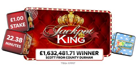 sky vegas jackpot king winner 2019